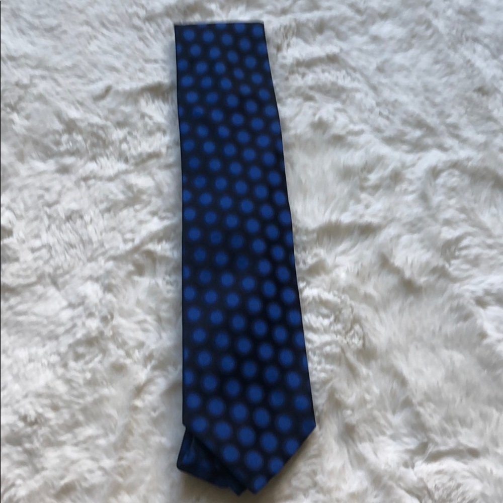 Blue and black tie
